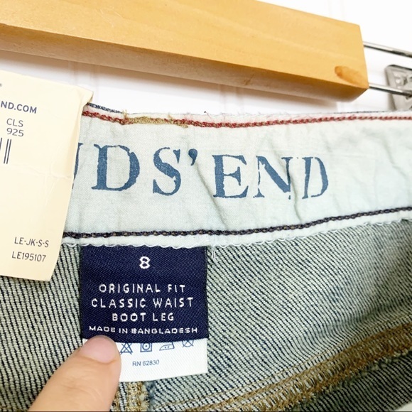 Lands End Original Fit Classic Bootcut Jeans - Picture 4 of 4